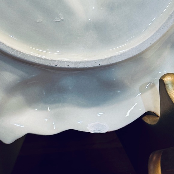 🌟HP🌟VTG 1990s Fitz & Floyd Rooster & Hen 8'' Hanging Farmhouse Wall Plates (2) - Picture 13 of 14